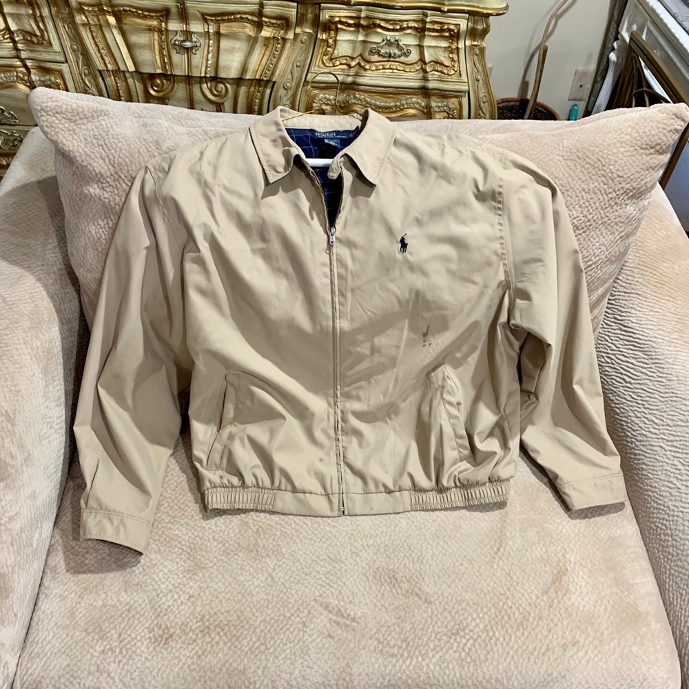 Polo by Ralph Lauren Tan Jacket. Size XXL
